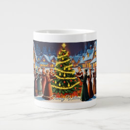 Grande Tasse Noël traditionnel Vintage