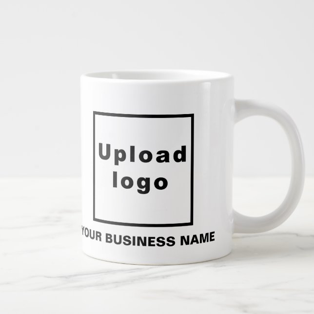 Grande Tasse Nom commercial et logo sur Jumbo Mug (Droite)