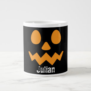 Grande Tasse Nom du Citrouille Jack-o-lanterne du jour d'Hallow