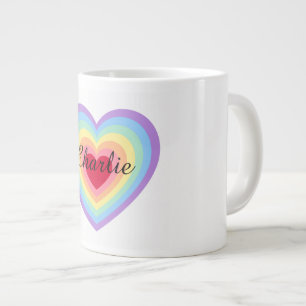 Grande Tasse Nom personnalisé avec des couches vibrantes de mug