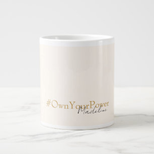 Grande Tasse Nom personnalisé Mug - Girlboss Empowerment Cadeau