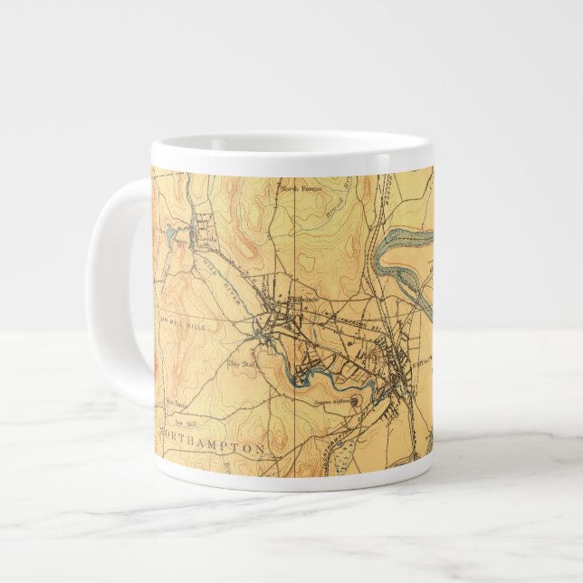 Grande Tasse Northampton (NA) 1886 Mug de café (Devant gauche)