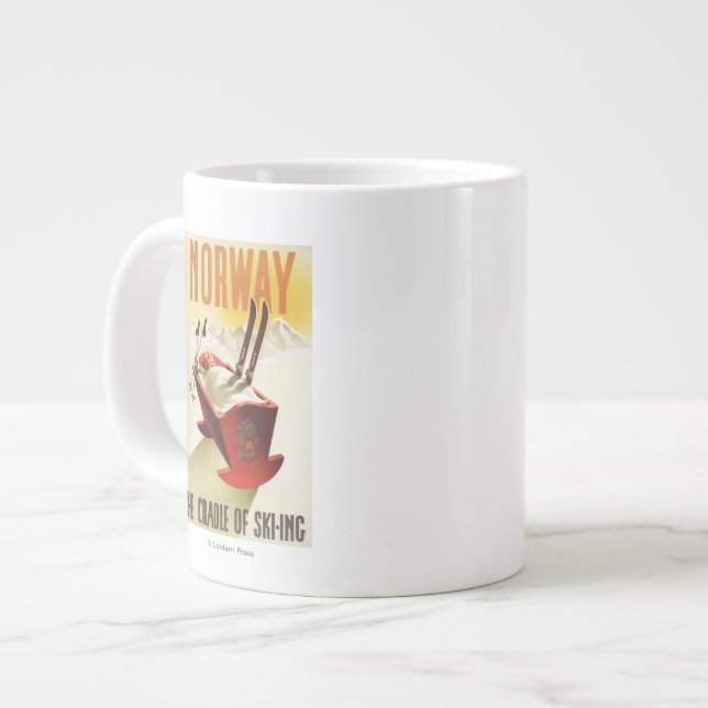 Grande Tasse Norvège - Le berceau du ski (Devant gauche)
