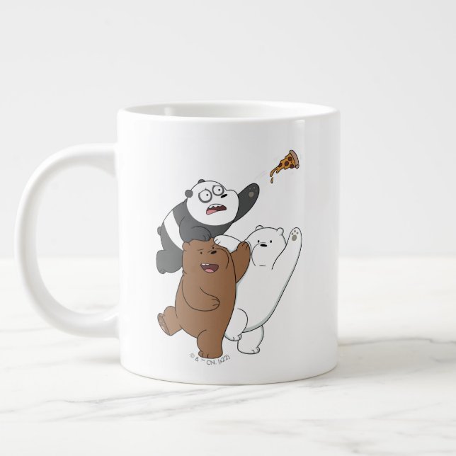 Grande Tasse Nous Ours Nus - Dernière tranche de pizza (Gauche)
