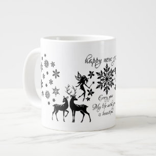 Grande Tasse nouvelle année heureuse