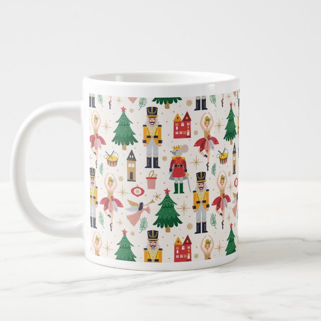 Grande Tasse Nutcracker Ballet Motif de vacances (Gauche)