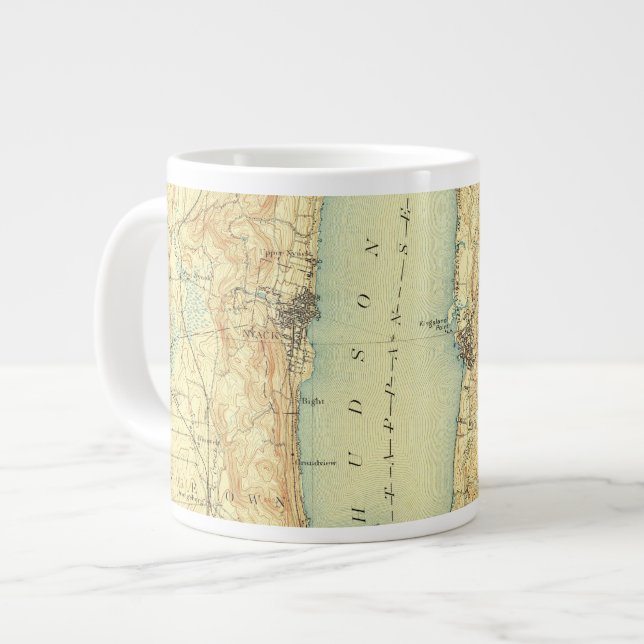 Grande Tasse Nyack & Tarrytown 1902 Coffee Mug (Devant gauche)