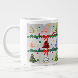Grande Tasse O Mug Arbres de Noël