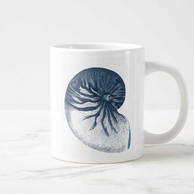 Grande Tasse Oeil de requin Indigo (Droite)