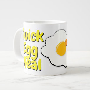 Grande Tasse OEufs brouillés au four micro-ondes Mug avec citat
