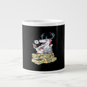 Grande Tasse Oh cerf renne ivre célébrant la fête de Noël