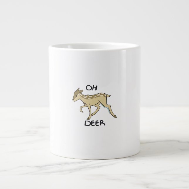 Grande Tasse Oh Deer Elegant Timeless Style  (Devant)