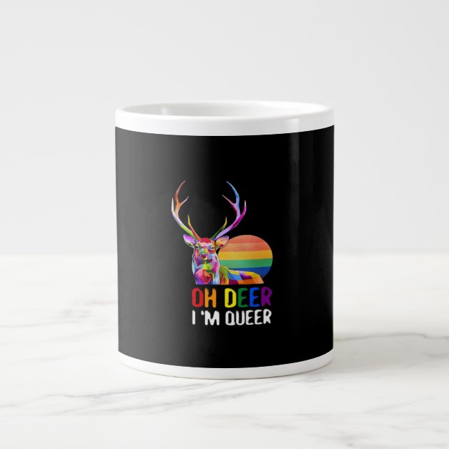 Grande Tasse Oh Deer Queer Minimal Modern Style  (Devant)