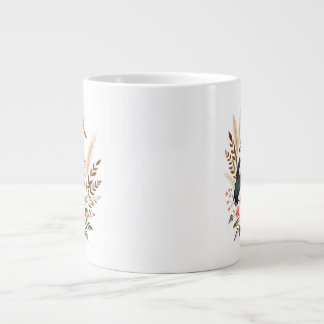 Grande Tasse Oiseau aquarelle