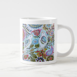 Grande Tasse Oiseaux de papier I