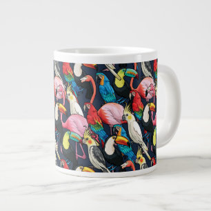 Grande Tasse Oiseaux exotiques