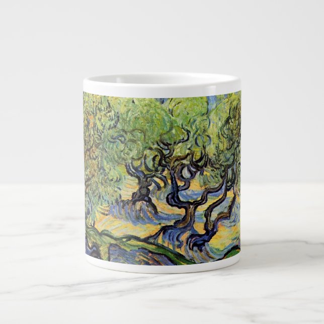 Grande Tasse Oliviers aux Alpilles par Vincent van Gogh (Devant)
