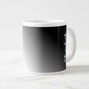 Grande Tasse Ombre blanc noir