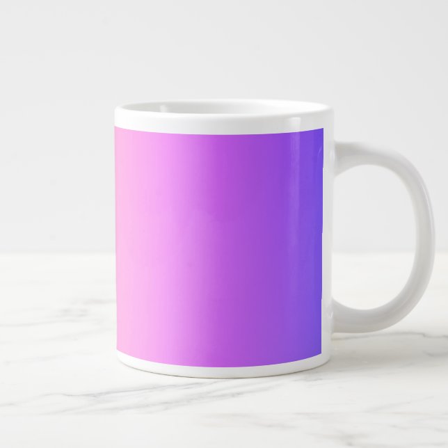 Grande Tasse Ombre couleur rose et pourpre de fond (Droite)