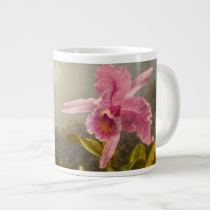 Grande Tasse Orchidée avec deux colibris Heade