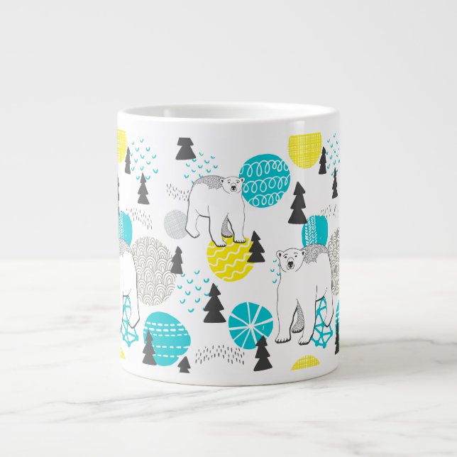 Grande Tasse Ours polaire (Devant)