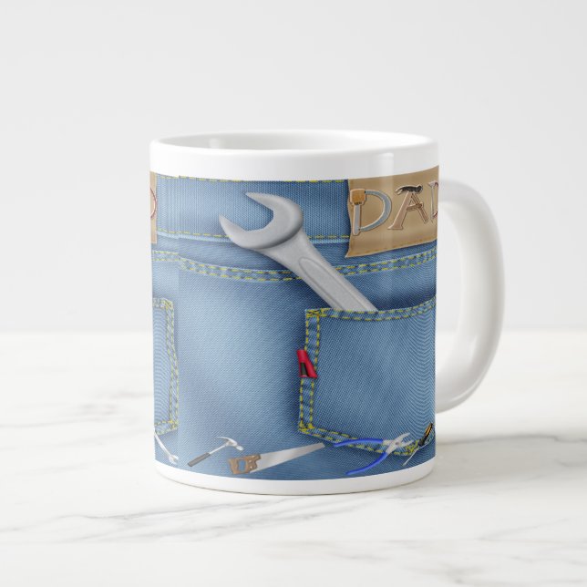 Grande Tasse Outils Fêtes des pères (Devant droit)