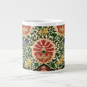 Grande Tasse Owen Jones Chinoiserie Rouge Lotus Floral Art Desi