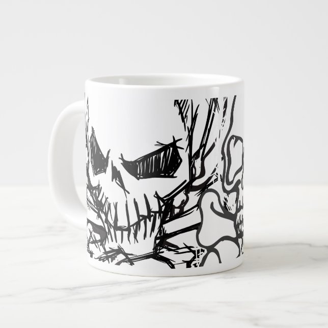 GRANDE TASSE OXYGÈNES CHERCHÉ DE LA BOGUE DE JUMBO (Devant gauche)