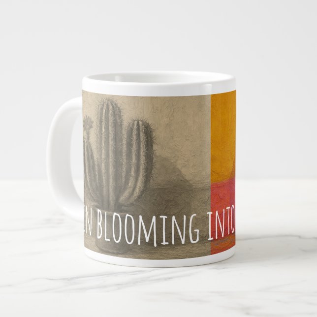 Grande Tasse Pain blooming into light & color (Devant gauche)