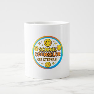 Grande Tasse Panneau de conseiller scolaire visage souriant mod