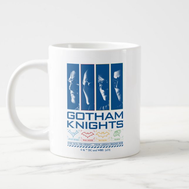 Grande Tasse Panneaux de visage Gotham Knights (Gauche)