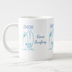 Grande Tasse Papa est allé surfer, Cadeau amusant de Fête des P