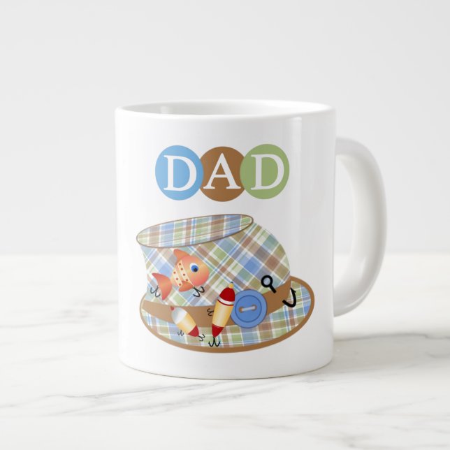 Grande Tasse Papa Gift - Jumbo Mug (Devant droit)