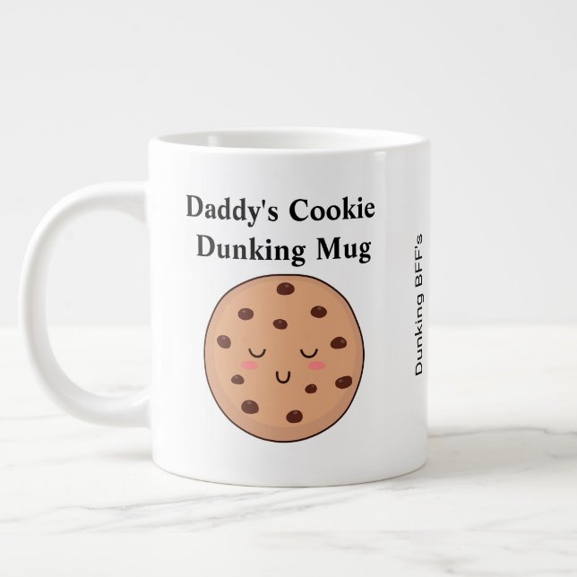 Grande Tasse Papa - Lait et biscuits Mug 20 oz (Gauche)