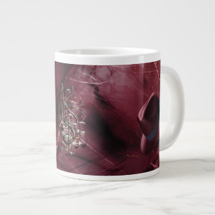 Grande Tasse Papa Moody Musique Bourgogne Fedora Céramique Jumb