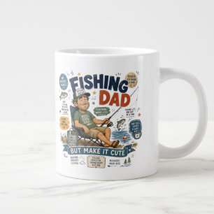Grande Tasse Papa pêcheur