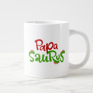 Grande Tasse Papa Saurus Graphic