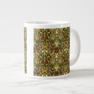Grande Tasse Papier peint Art Nouveau Jumbo Mug