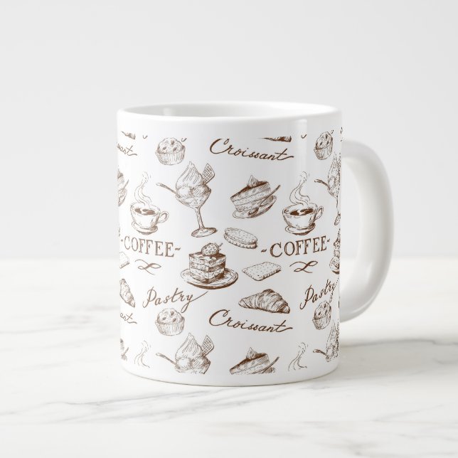 Grande Tasse Papier sucré (Devant droit)