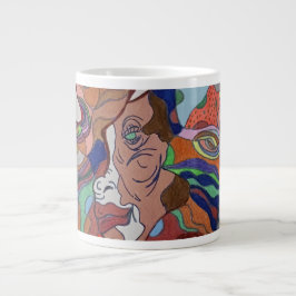 Grande Tasse Papillon Feuille Portrait Spécial Mug