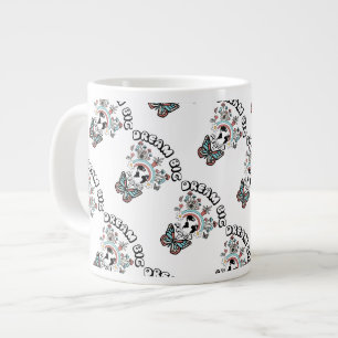 Grande Tasse Papillons et champignons Rêve Big positif inspo