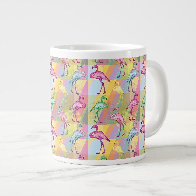 Grande Tasse Parade Flamant rose (Devant droit)