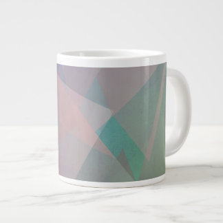 Grande Tasse Particules volantes Abstraites | Formes géométriqu