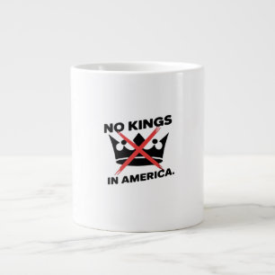 Grande Tasse Pas de rois en Amérique Anti essentiel style rétro