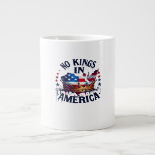 Grande Tasse Pas de rois en Amérique Classique Rétro Cool