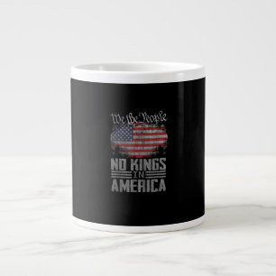 Grande Tasse Pas de rois en Amérique Drapeau américain Graphiqu