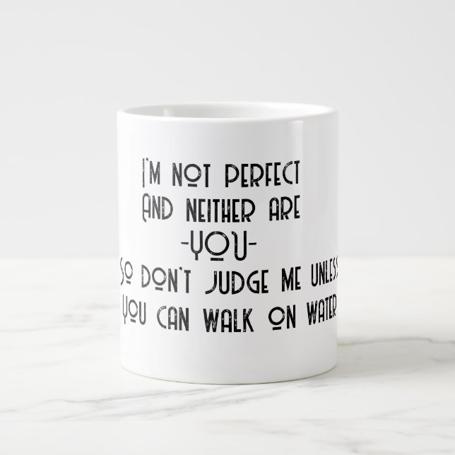 Grande Tasse Pas parfait Mug (Devant)