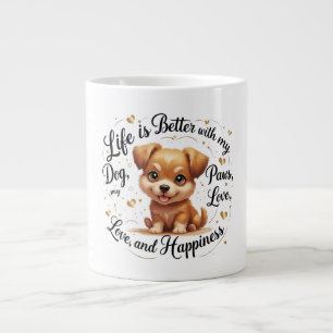 Grande Tasse Pâtes surdimensionnées, Mug d'amour débordant