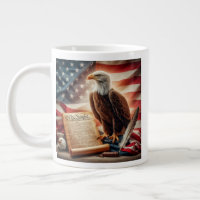 Patriotisme américain de l'aigle chauve