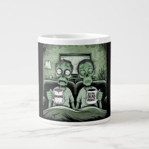 Grande Tasse Pause café Zombie - Cerveaux et rôti mort suppléme